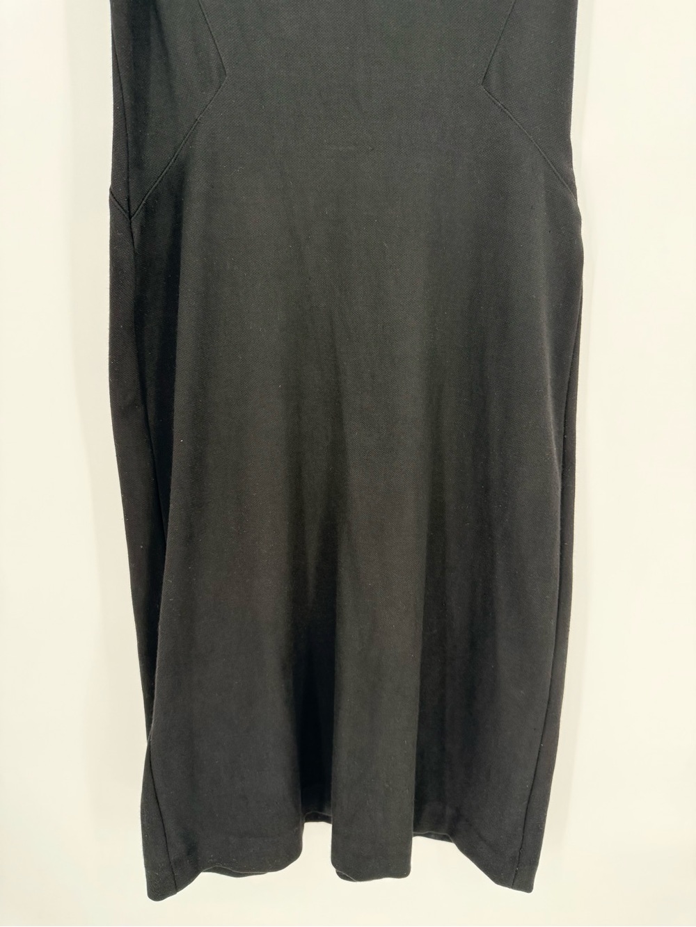 MM LaFleur The Evelyn Dress 8 Black Textured Ponte Quiet Luxury Corporate Core - Picture 6 of 12